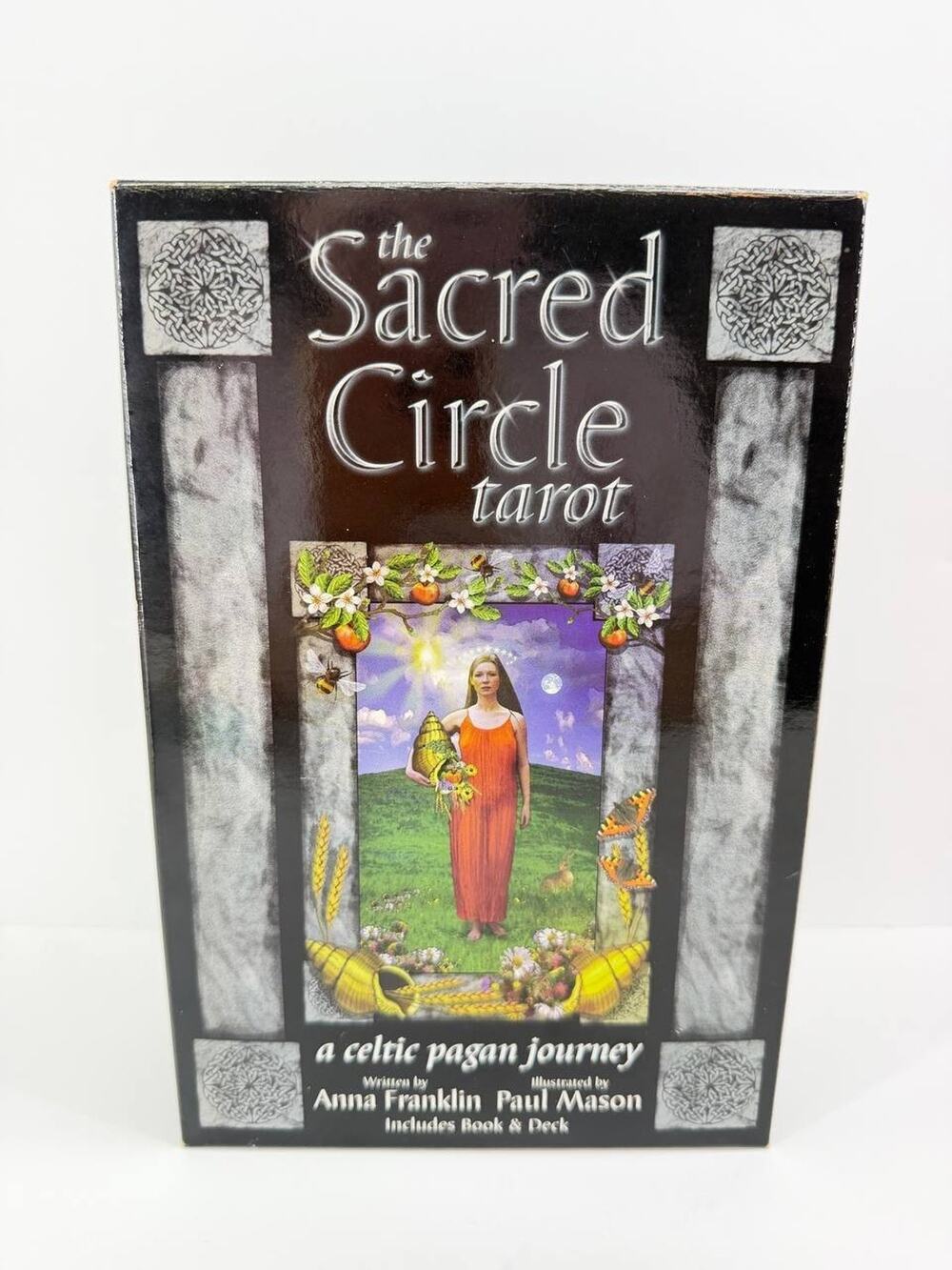The Sacred Circle Tarot Deck & Book Anna Franklin Paul Mason 1998 Llewellyn